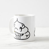 Macho Kackte - Brootsch the PooPoo Kaffeetasse (Vorderseite Links)