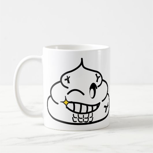 Macho Kackte - Brootsch the PooPoo Kaffeetasse (Links)