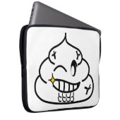 Macho Kackte - Brootsch the PooPoo Laptopschutzhülle (Vorne Rechts)