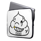 Macho Kackte - Brootsch the PooPoo Laptopschutzhülle (Vorderseite Links)