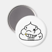 Macho Kackte - Brootsch the PooPoo Magnet (Vorderseite/Rückseite)