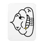 Macho Kackte - Brootsch the PooPoo Magnet (Vertikal)