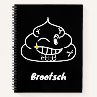 Macho Kackte - Brootsch the PooPoo Notizblock