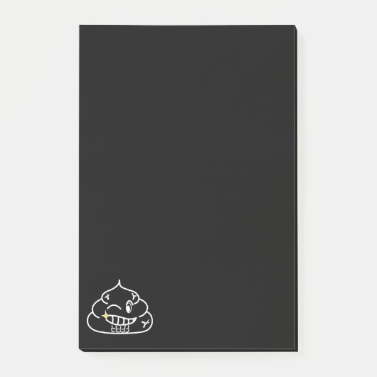 Macho Kackte - Brootsch the PooPoo Post-it Klebezettel (Vorderseite)