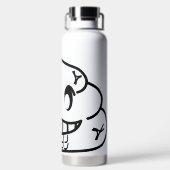 Macho Kackte - Brootsch the PooPoo Trinkflasche (Rückseite)