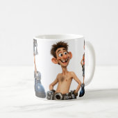 Macho Man Kaffeetasse (VorderseiteRechts)