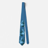 Macho man print - blau krawatte (Vorderseite)