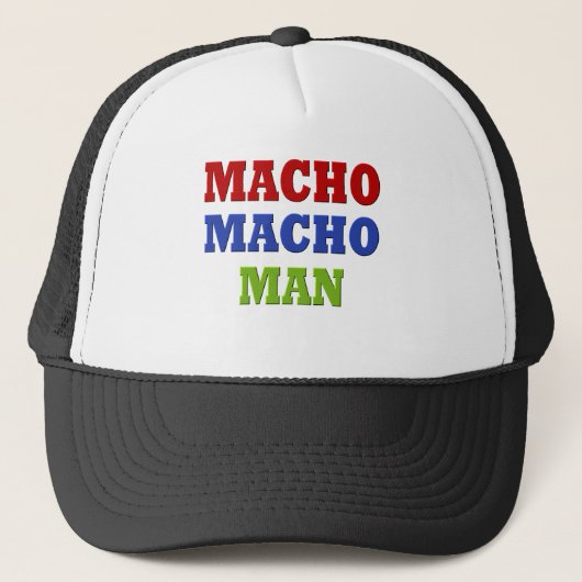 MACHO MAN TRUCKERKAPPE (Vorderseite)