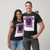 Macho Man Wrestler Ooold School Lila Erwachsener T-Shirt (Unisex)