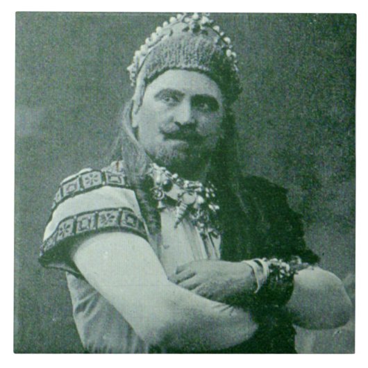 Macho-Mann Fliese (Vorderseite)