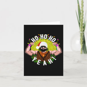 Macho Weihnachtscreme des Wrestlings Karte