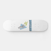 MACHOTAILDROP ursprünglicher Druck 8" Plattform Skateboard (Horizontal)