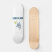 MACHOTAILDROP ursprünglicher Druck 8" Plattform Skateboard (Vorderseite)
