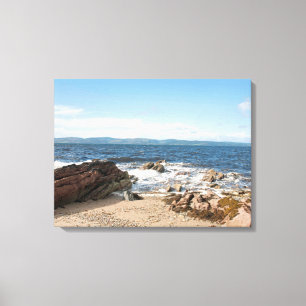 Machrie Bay Card Foto Block Leinwanddruck
