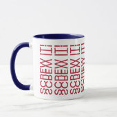 Mach's! AmericanHidden Message 150R Funny Quote Tasse (Links)