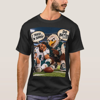 Mach's besser! Lustiges T-Shirt für Vogel-Fußballf