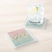 Mach's Glasuntersetzer (Schrägansicht)