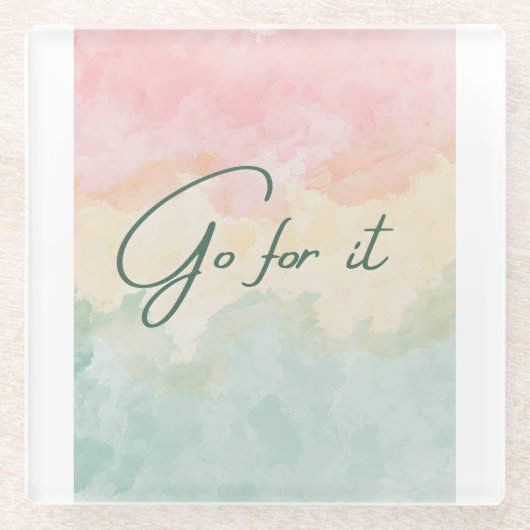 Mach's Glasuntersetzer (Vorderseite)