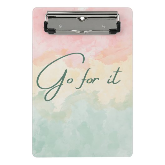 Mach's Mini Klemmbrett (Vorderseite)