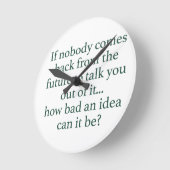 Mach's! Runde Wanduhr (Winkel)