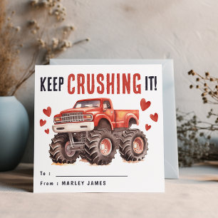 Mach's weiter krachen   Monster Truck Kids Feiertagskarte