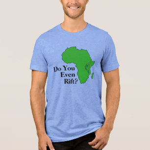 Machst du überhaupt Rift? Geologie-Meme Tri-Blend Shirt
