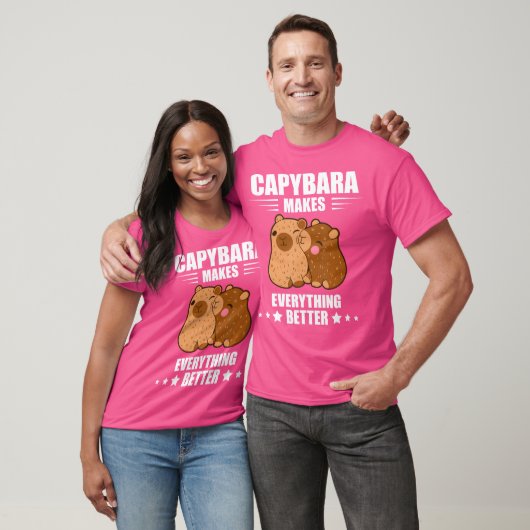 Macht alles besser Capybara Lover Funny Capyb T-Shirt (Unisex)