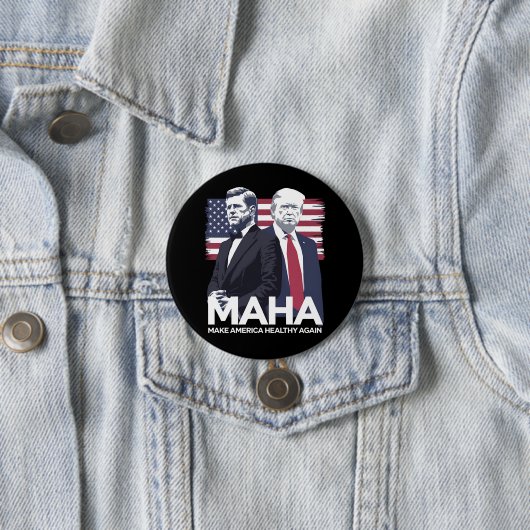 Macht Amerika wieder gesund Button (Beispiel)