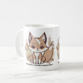 Macht das Leben lustig, morgen ist nicht garantier Kaffeetasse (Vorderseite Links)