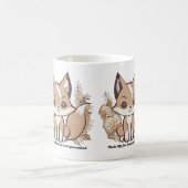 Macht das Leben lustig, morgen ist nicht garantier Kaffeetasse (Mittel)