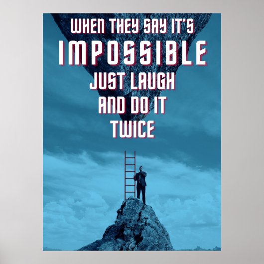 Macht das Unmögliche - zweimal Poster (Vorne)