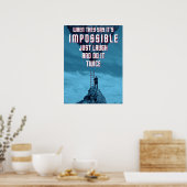 Macht das Unmögliche - zweimal Poster (Küche)