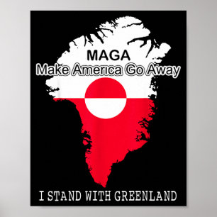 Macht, dass Amerika verschwindet - ich stehe hinte Poster
