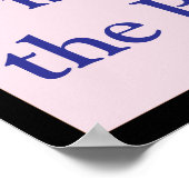 Macht des Volkes Poster (Ecke)