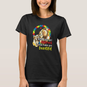 Macht dich anders Löwen-Mama Autismus-Kind-Bewusst T-Shirt