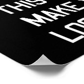 Macht dich dieser Körper fett aussehen? Poster (Ecke)