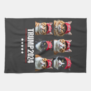 Macht die Katzen wieder sicher Maga Trump-Wahl Geschirrtuch