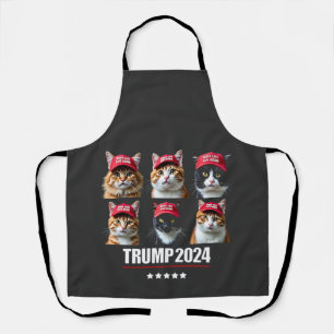 Macht die Katzen wieder sicher Maga Trump-Wahl Schürze