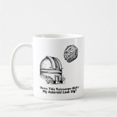 Macht dieses Teleskop mein Asteroid groß aussehen? Kaffeetasse (Links)