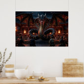 Macht-Drache Poster (Küche)