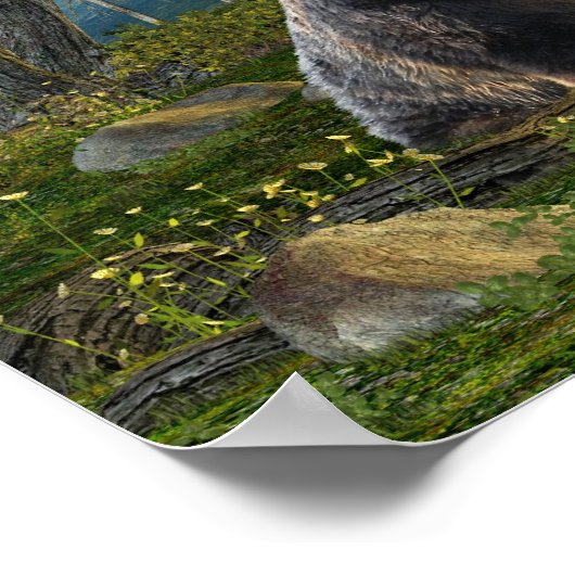 Macht ein Bär..... Poster (Ecke)