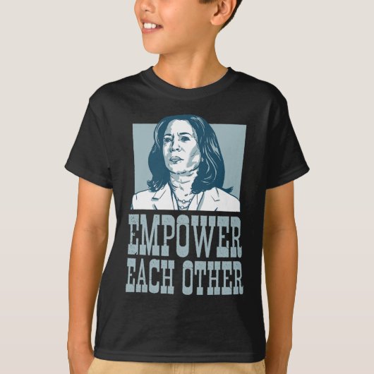 Macht einander Kamala Harris für Präsident Ele T-Shirt (Vorderseite)