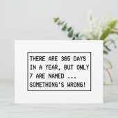 Macht es Sinn! Dankeskarte (Stehend Vorderseite)