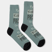 "Macht euch stolz" individuelle Name Socken (Rechts)