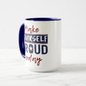 "Macht euch stolz"-Tasse Tasse (Vorderseite Links)