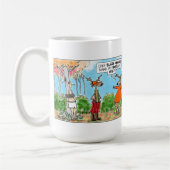 Macht Flammen-Orange meinen Hintern-Blick groß? Kaffeetasse (Links)