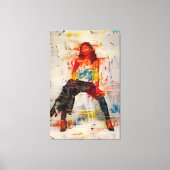 Macht Frauen Abstrakte Silhouette Leinwand Kunst (Vorderseite)