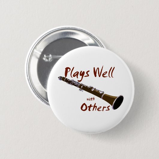 Macht gut mit anderen Klarinetten Button (Vorne & Hinten)