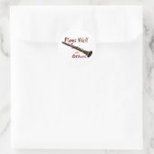 Macht gut mit anderen Klarinetten Runder Aufkleber (Tasche)