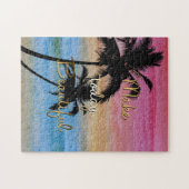 "Macht heute schön" Goldziffer Puzzle (Horizontal)